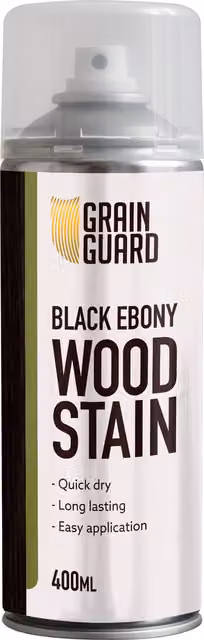 Grain Guard Water Based Wood Stain Spray in Black