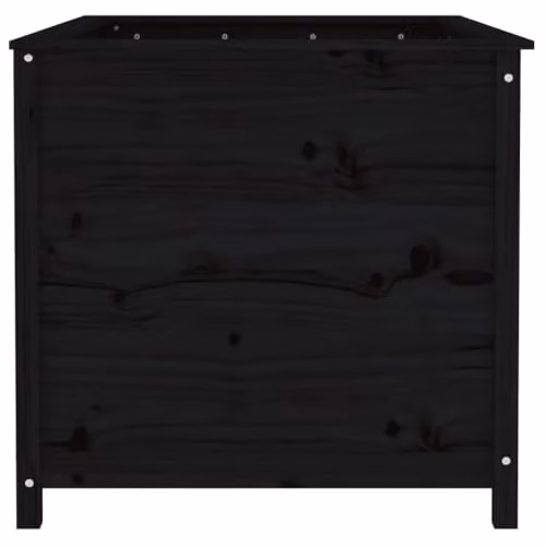 vidaXL Black Wooden Raised Bed for Vegetable, Herb or Ornamental Gardens, W/D/H: 119.5 x 82.5 x 78 cm – 5