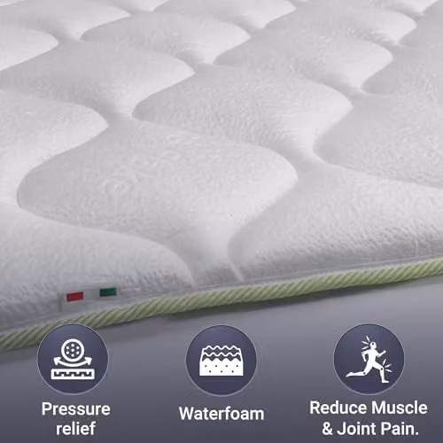 The White Stone Cooling Mattress Topper in White, H 4 cm, 170 x 200 cm – 2