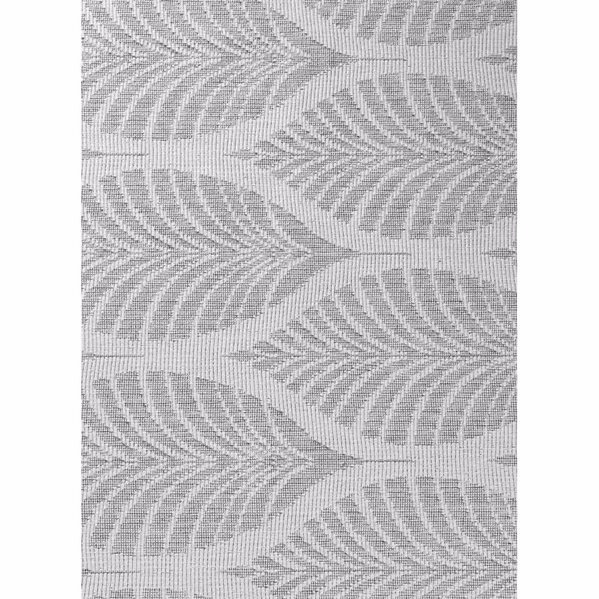 THE RUGS Liora Reversible Indoor Outdoor Trellis Flat Woven Rug in White and Beige, W/D: 120 x 170 cm – 1