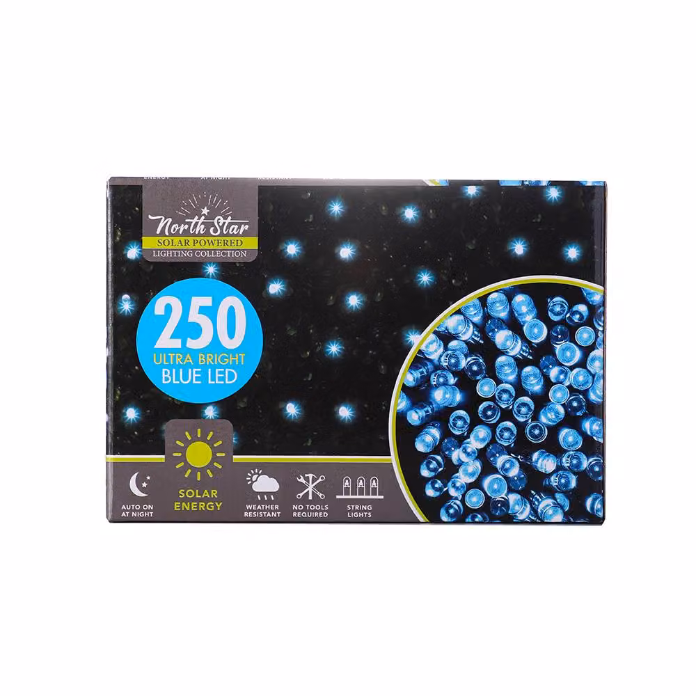 Voltico 250 Solar Powered LED Fairy Lights in Blue – 2