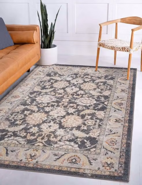 Asiatic Flores Farah Persian Rug in Multicolour Floral Design