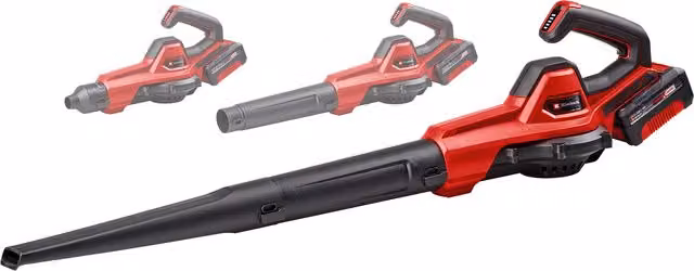 Einhell Power X-Change 18V Cordless 3-in-1 Leaf Blower with Battery, 250 km/h, Red