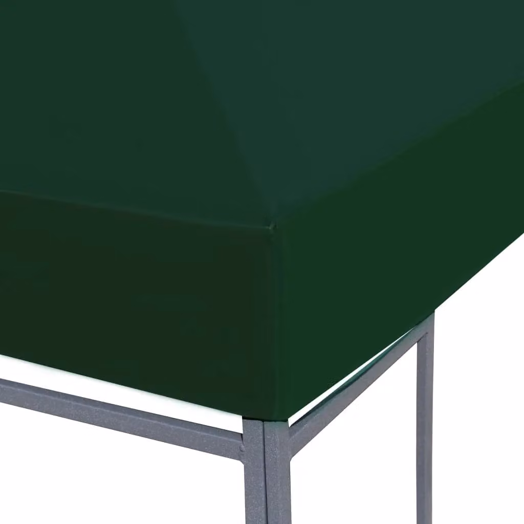 Berkfield Home Green Polyester Gazebo Top Cover 4 x 3 m – 3