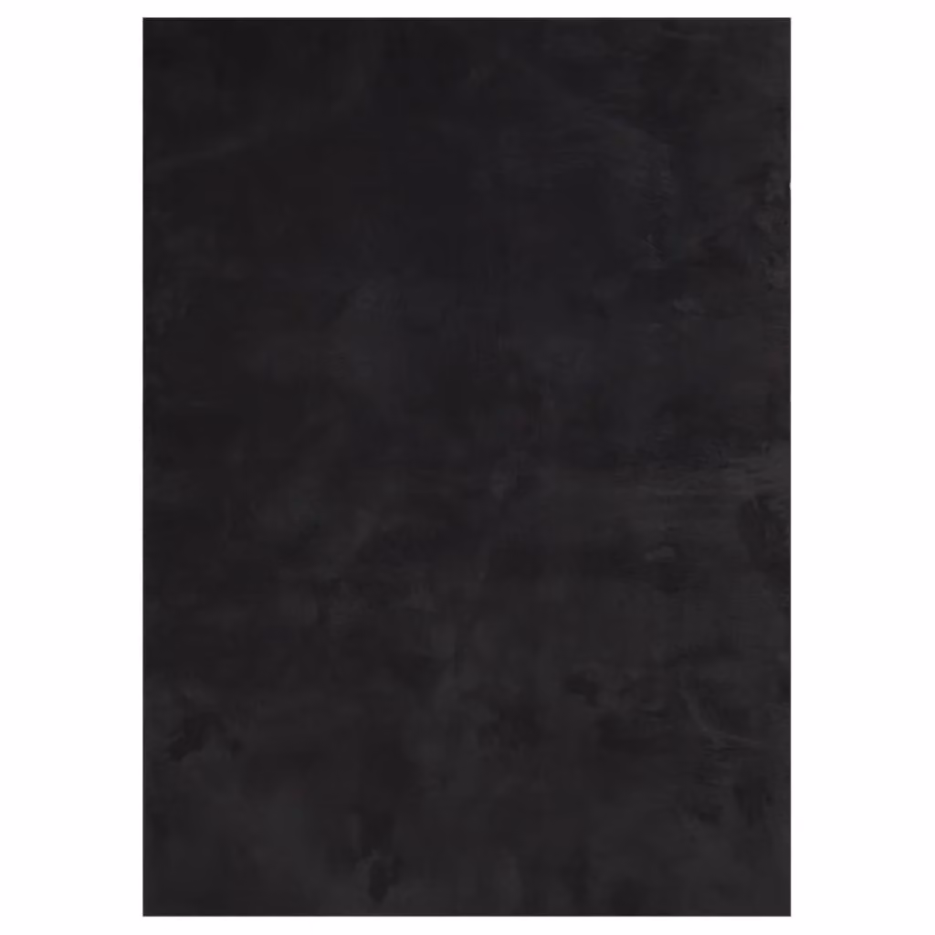 Berkfield Home HUARTE Black Short Pile Washable Soft Rug, W: 160 cm, L: 230 cm – 1