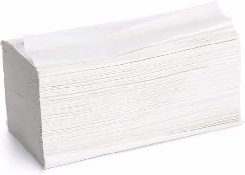 ECONX Z-Fold Paper Hand Towels, White, 2 Ply, Box of 3000 – 1
