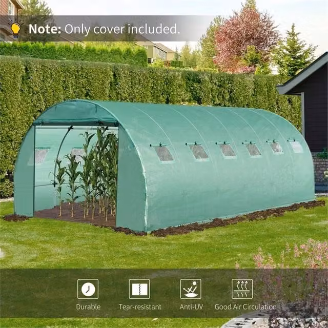 EONLION Green Greenhouse Replacement Plastic Cover – 1