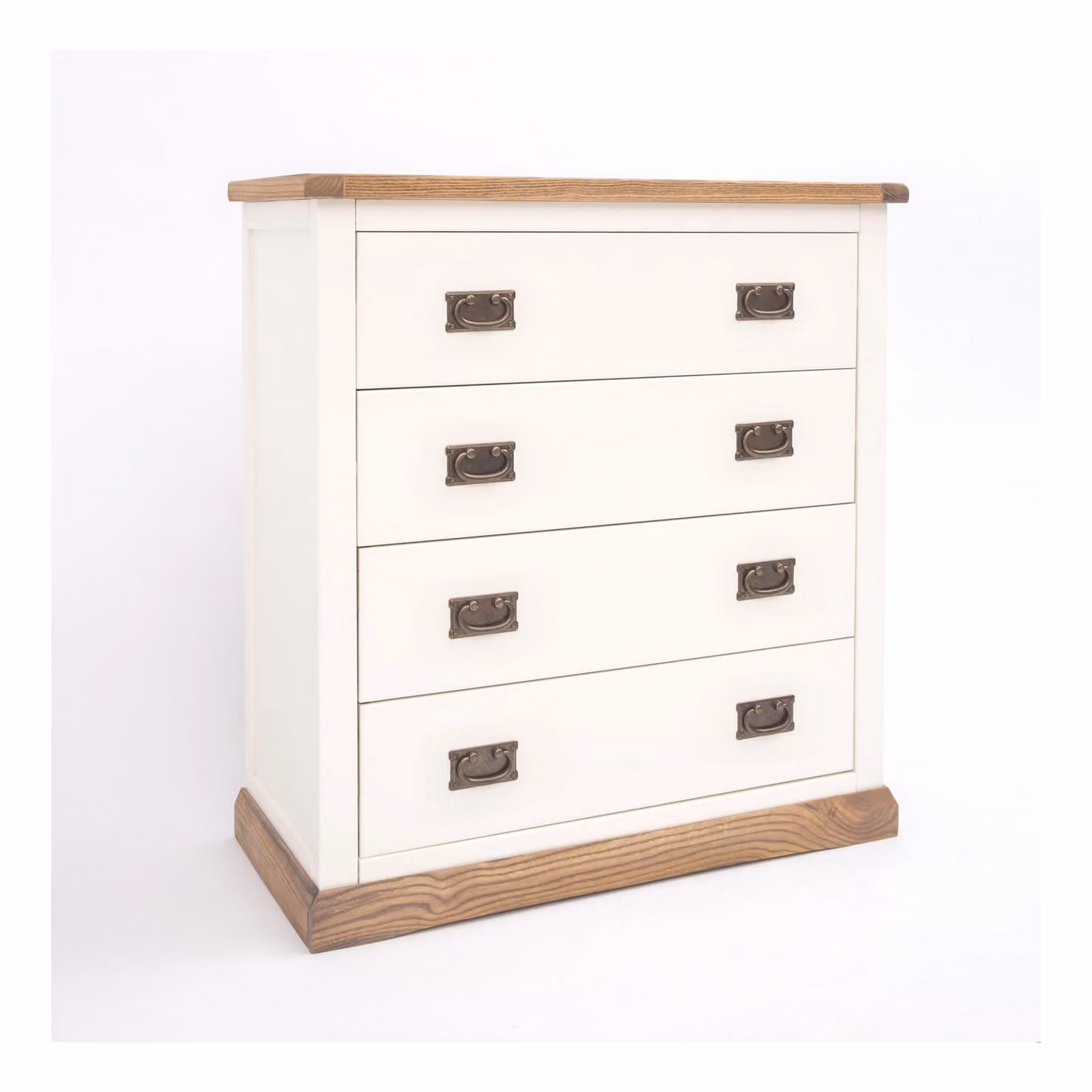Cabinet Bits Tropea 4 Drawer Chest in Off-White and Gold – 2