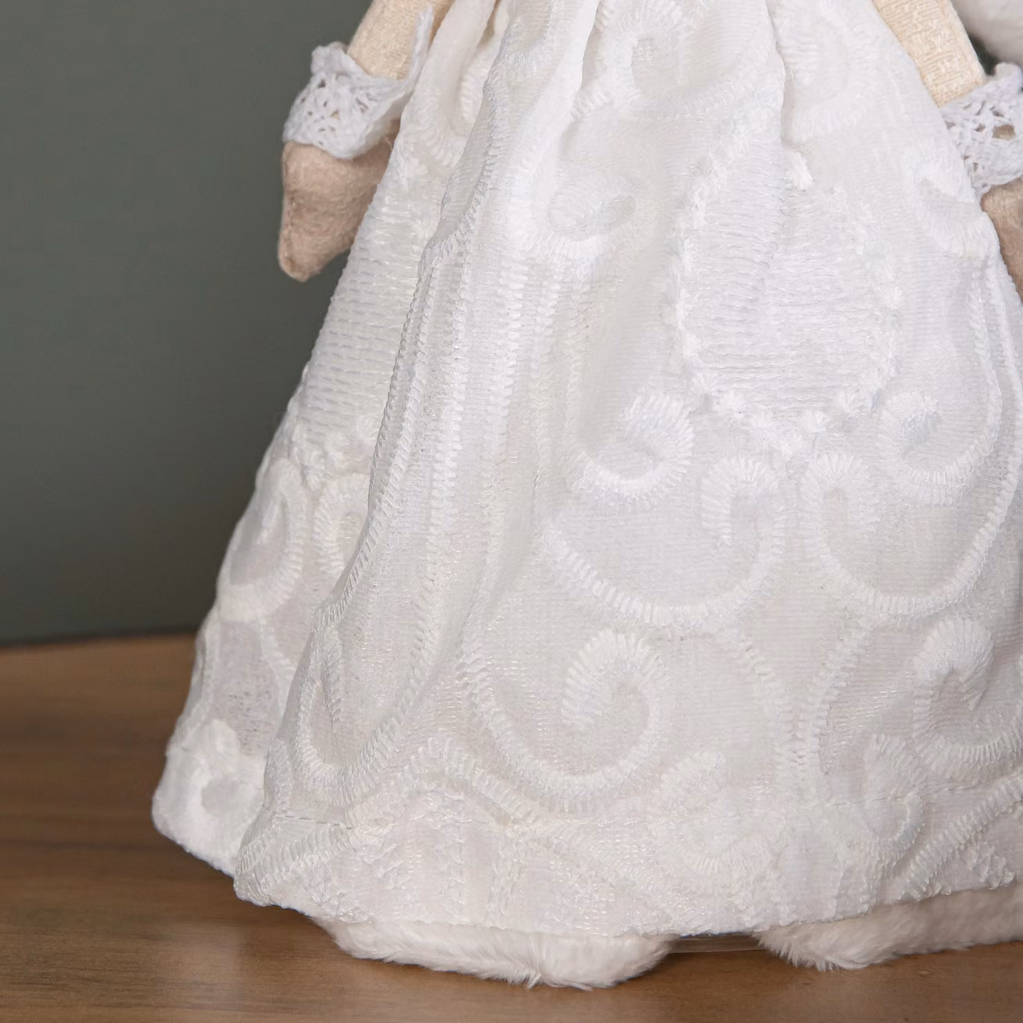 Samuel Alexander White Angel Christmas Tree Topper Decoration, Height: 35 cm – 2