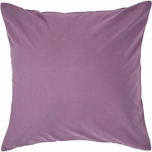 Homescapes 200 Thread Count Egyptian Cotton Percale Housewife Pillowcase, Purple, W: 40 cm
