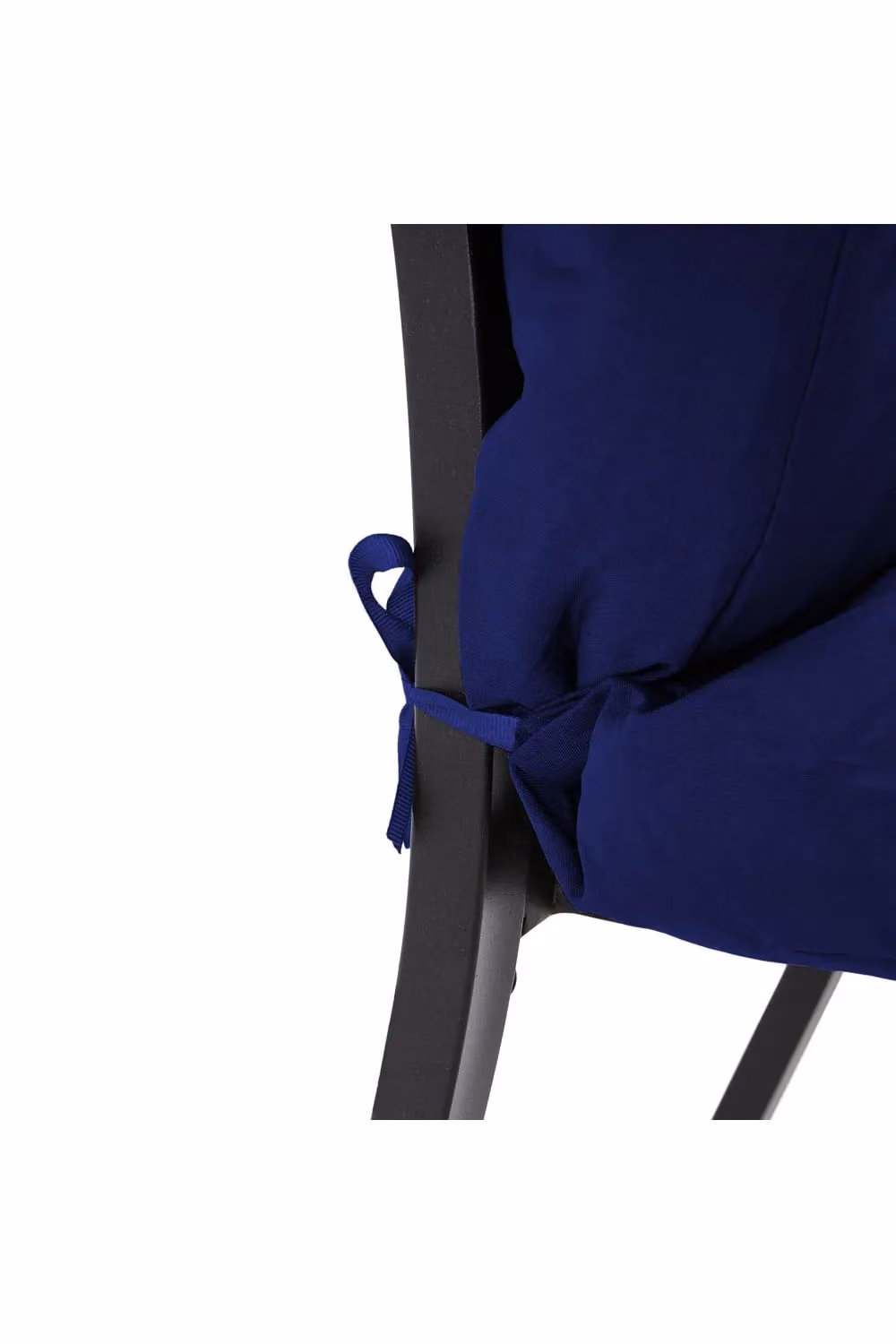 Living and Home Blue Button Tufted Dining Chair Cushion, W: 106 cm, D: 53 cm – 3
