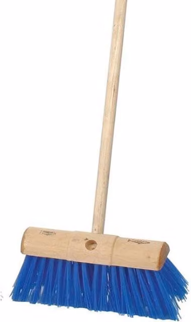 Universal Textiles Blue Polypropylene Yard Scavenger Broom