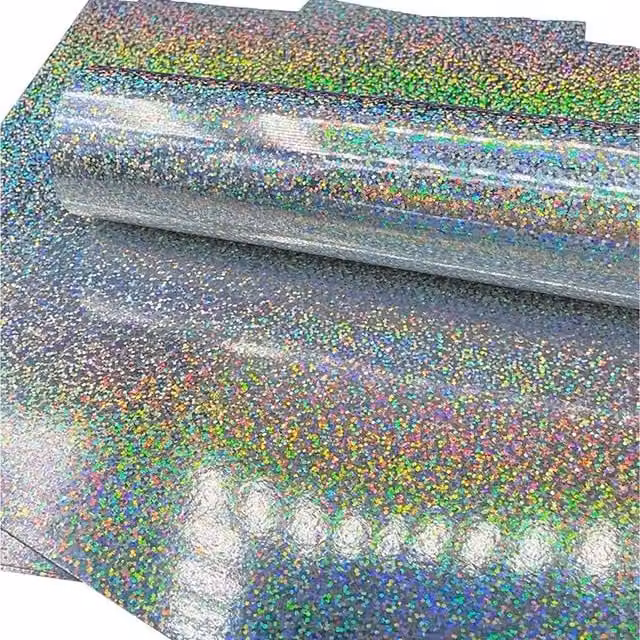 Mirri Pack of 5 Silver Glossy Confetti Construction Paper, A4