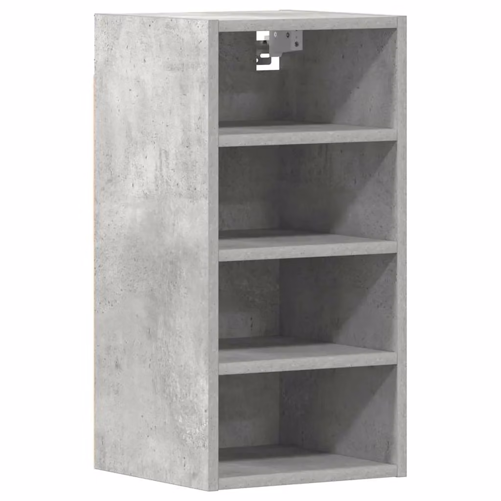 Berkfield Home Wall Mounted Industrial Hanging Cabinet in Grey, W/D/H: 30 x 29.5 x 60 cm – 2