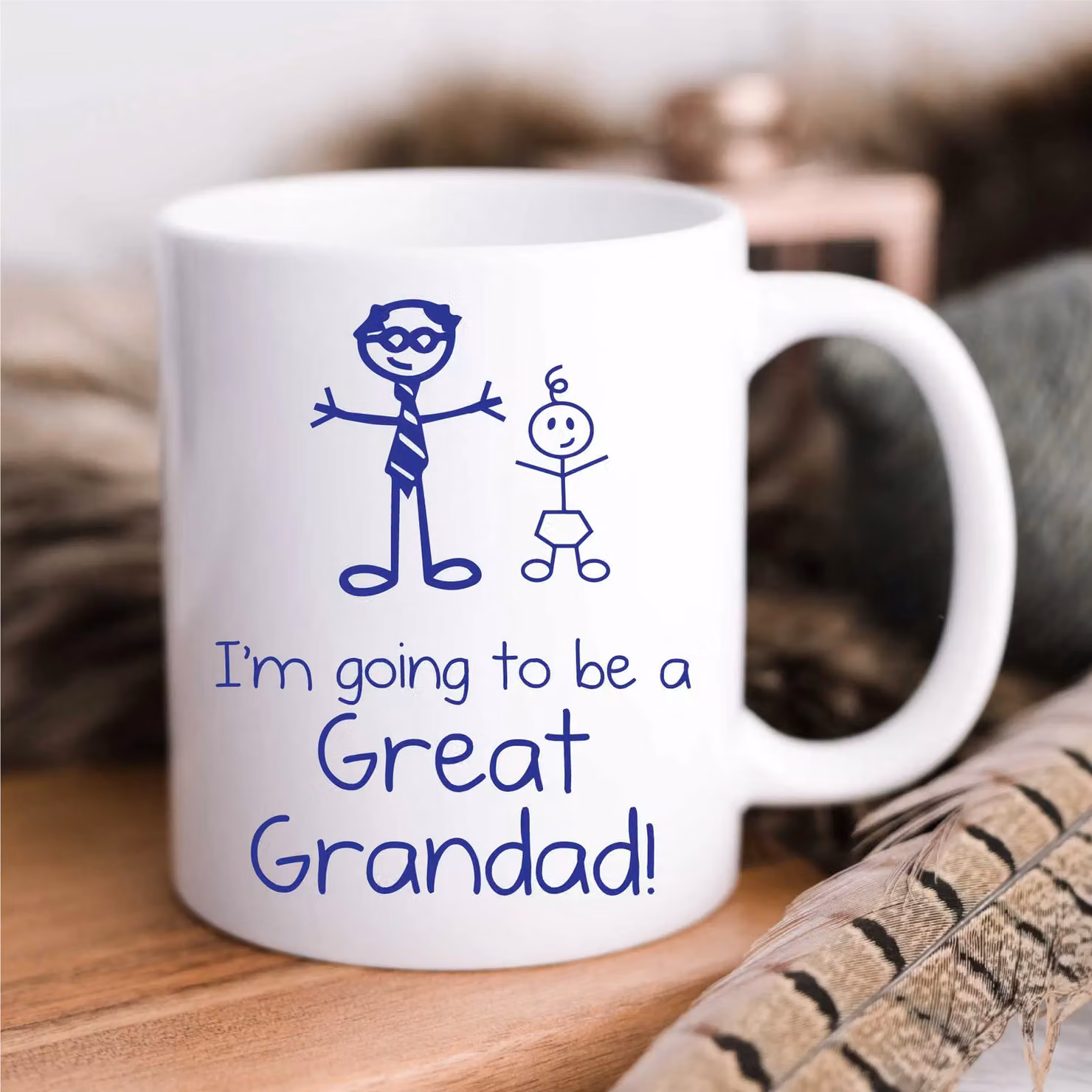 60 Second Makeover Limited I'm Going To Be A Great Grandad Ceramic Mug in White – 2