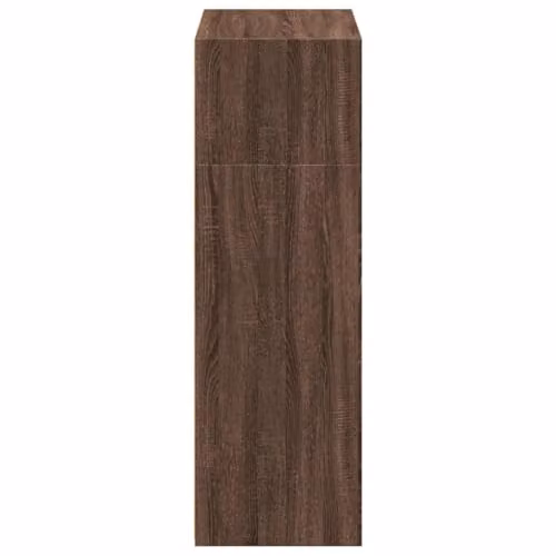 vidaXL Modern Highboard in Brown Oak with Internal Shelves and Doors, W/D/H: 70 x 41 x 124 cm – 5