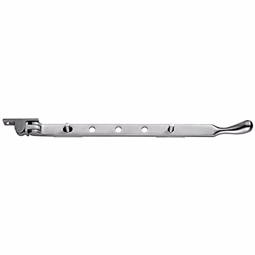 Loops Bulb Ended Casement Window Stay in Chrome, 314 x 30 mm – 1