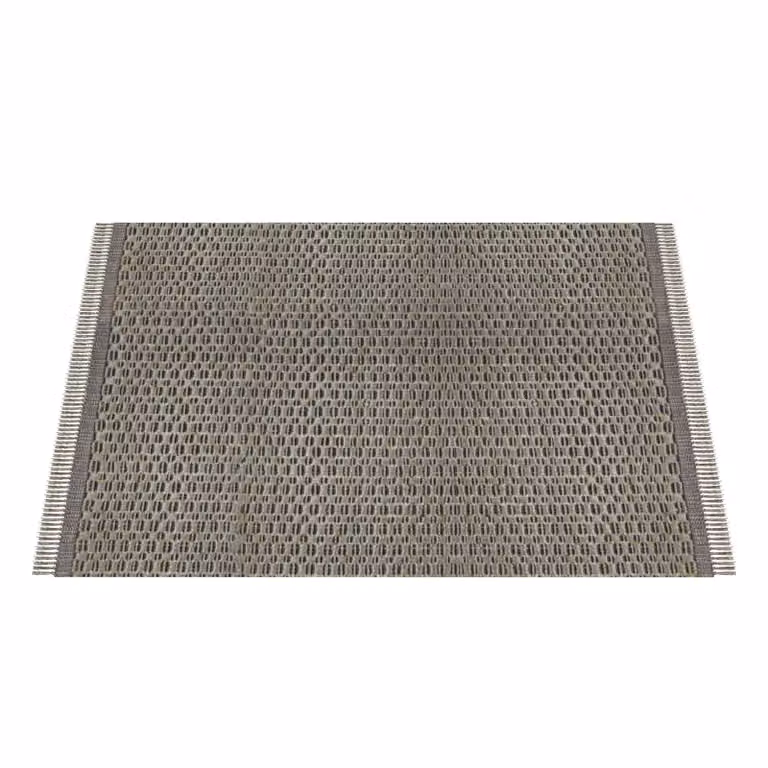 Dome Deco NILA Rectangular Carpet in Silver and Beige, W: 200 cm, D: 300 cm