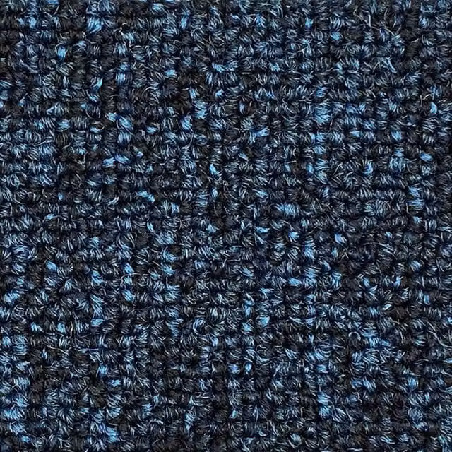 Vinyl Flooring UK HyperL Contract Carpet Tiles, Tufted Loop Pile, Blue, 5m2 (20 Tiles Per Box)