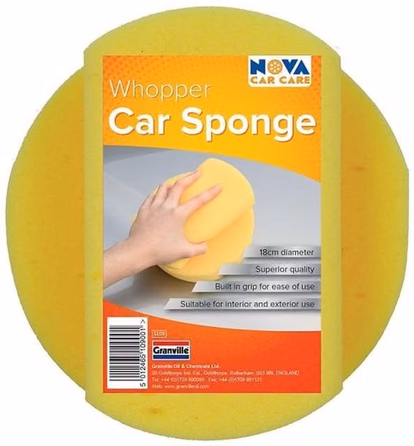 Nova Whopper Car Sponge in Multicolour and Yellow