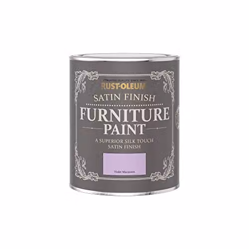 Rust-Oleum Water-Based Satin Furniture and Skirting Board Paint in Purple, 750 ml – 3