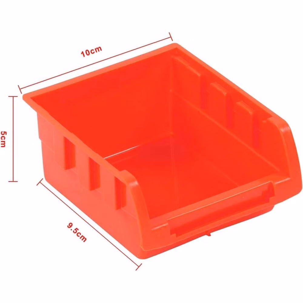 FLAVORA 30-Piece Wall Mounted Plastic Garage Storage Set in Blue, Red and Multicolour – 2