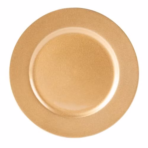 Argon Tableware Metallic Charger Plate in Gold, Diameter: 33 cm – 1