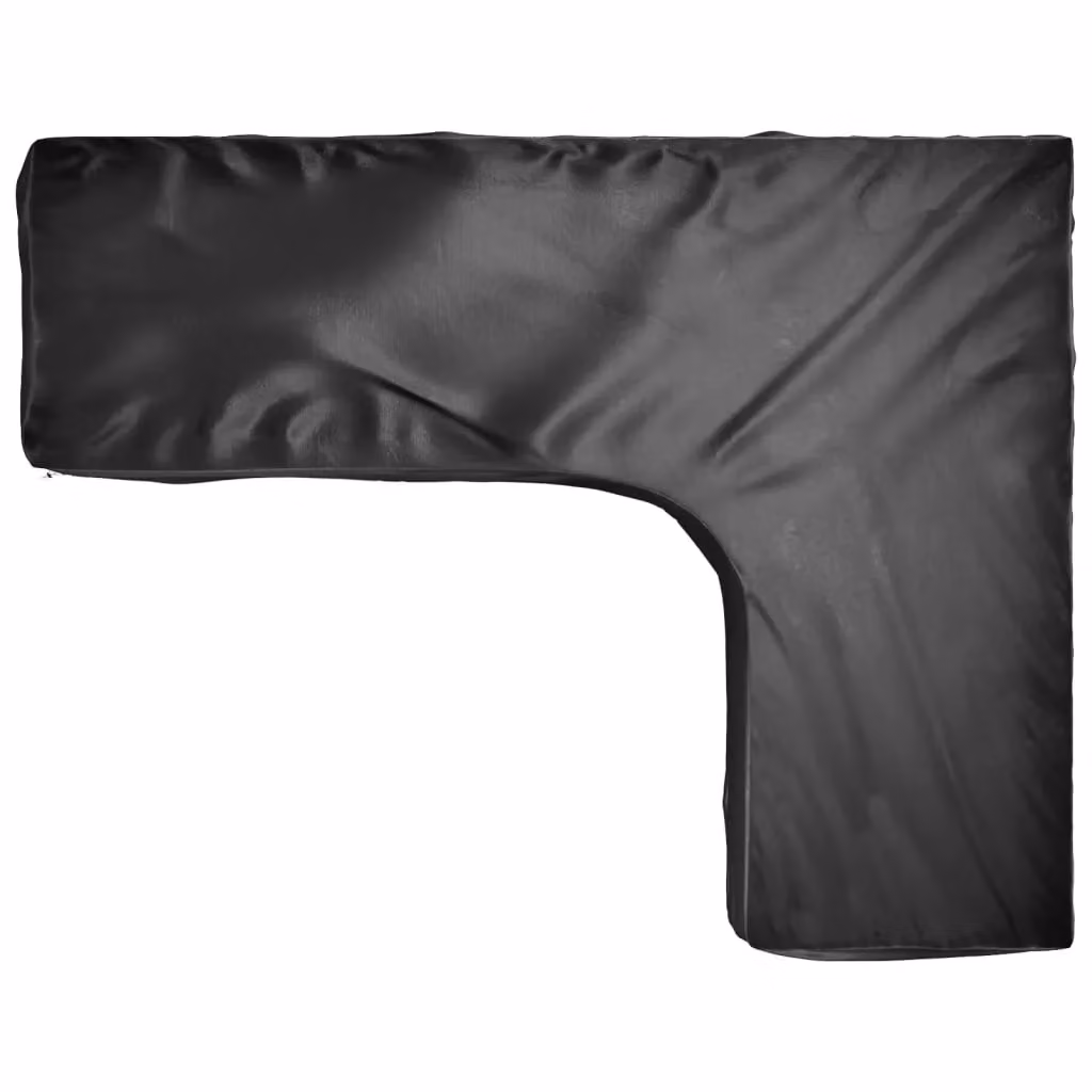 Berkfield Home L-Shaped Garden Furniture Covers, 2 Pack, Black, W/D/H: 260 x 210 x 80 cm – 3