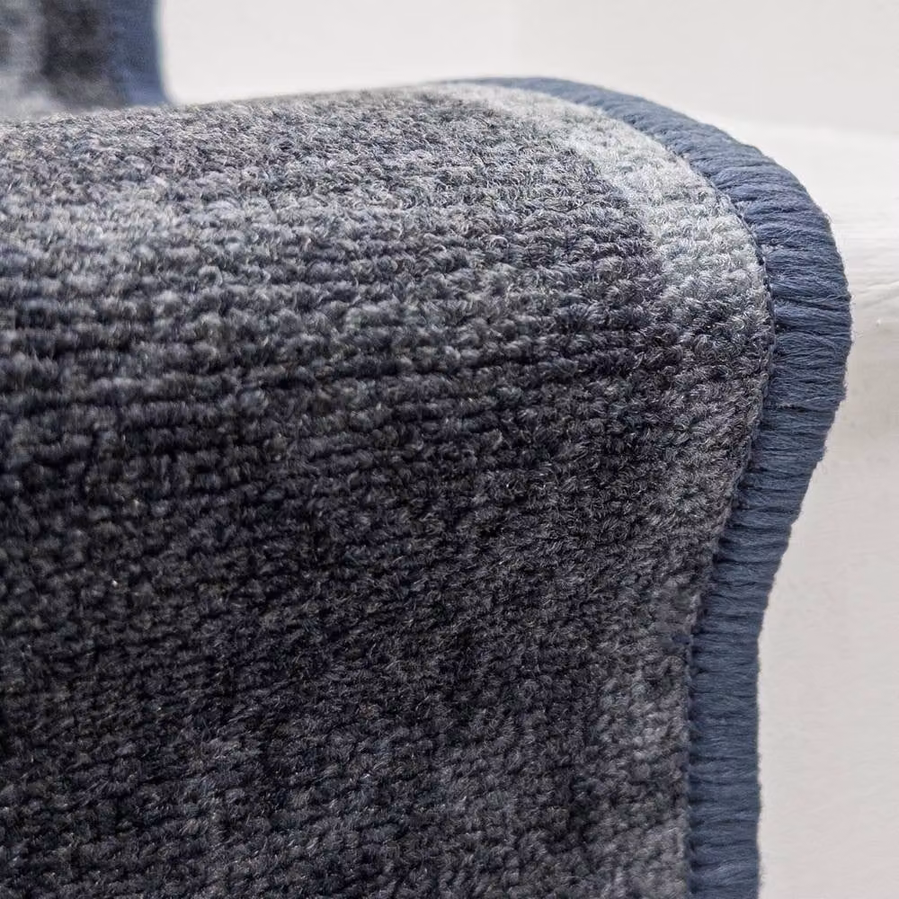runrug Icona Stair Runner Carpet, Dark Grey, W: 120 cm, L: 630 cm – 3