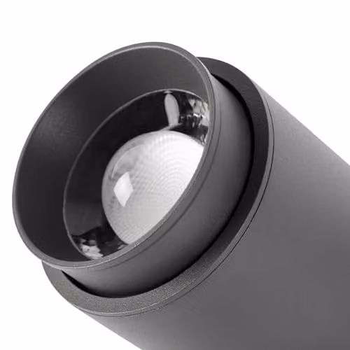 FARO BARCELONA Plom Outdoor Wall Spotlight 7W 3000K IP54 in Grey – 3