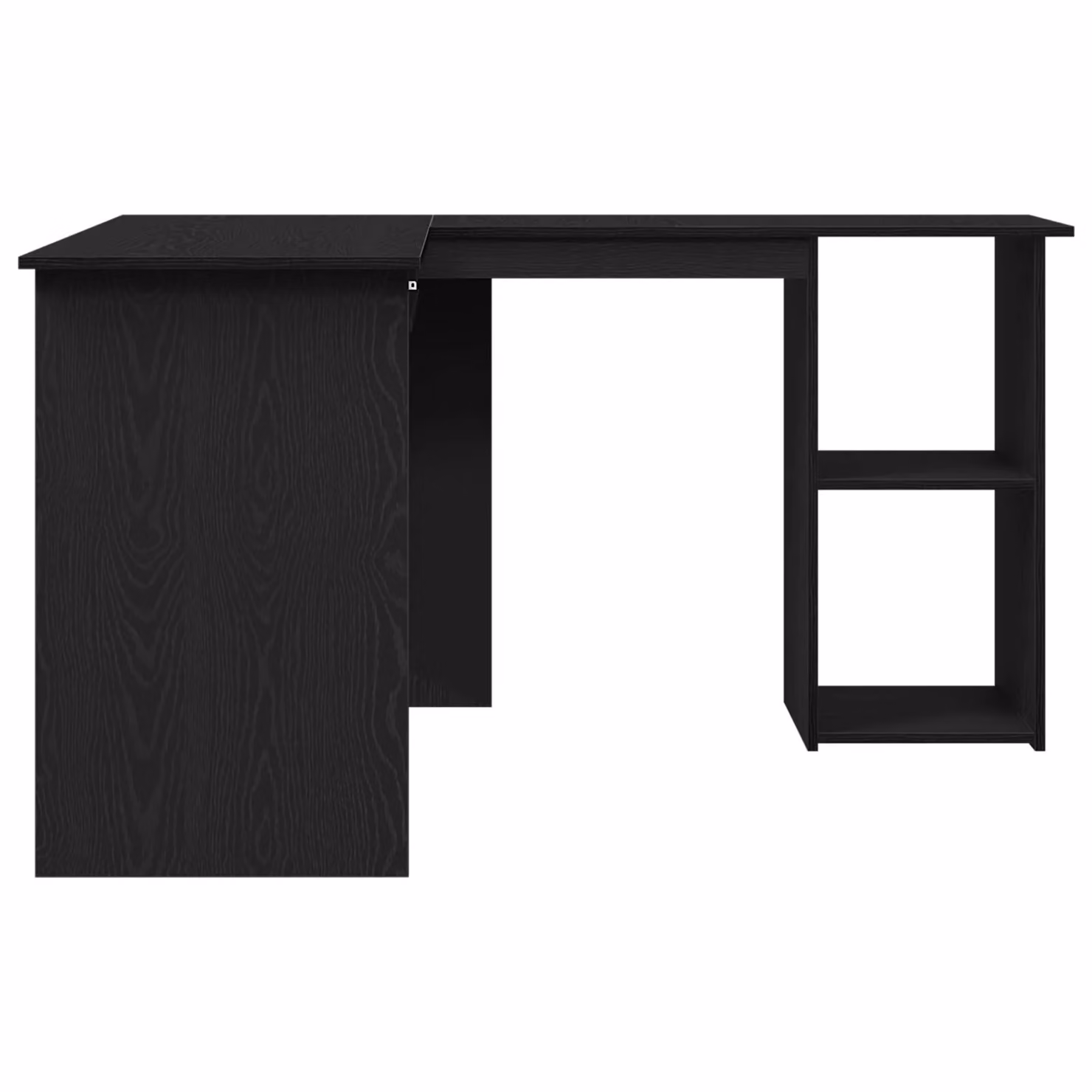 Berkfield Home Black Modern Corner Desk Made from MDF, W/D/H: 120 x 140 x 75 cm – 5
