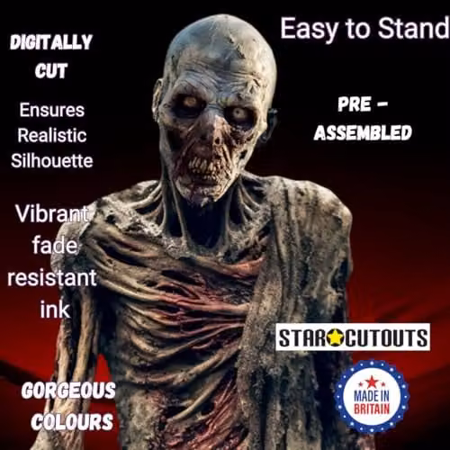 Star Cutouts SC4352 Zombie Skeleton Multicolour Cardboard Cutout for Halloween Parties – 7