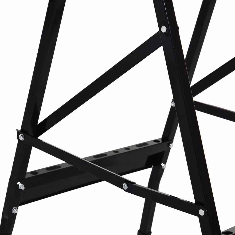 STILVORA 4-in-1 Folding Work Bench with Metal and Wood Frame in Sand – 10