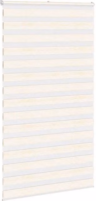 Berkfield Home Elegant Zebra Blind in Marble Beige, W/H: 130 x 200 cm