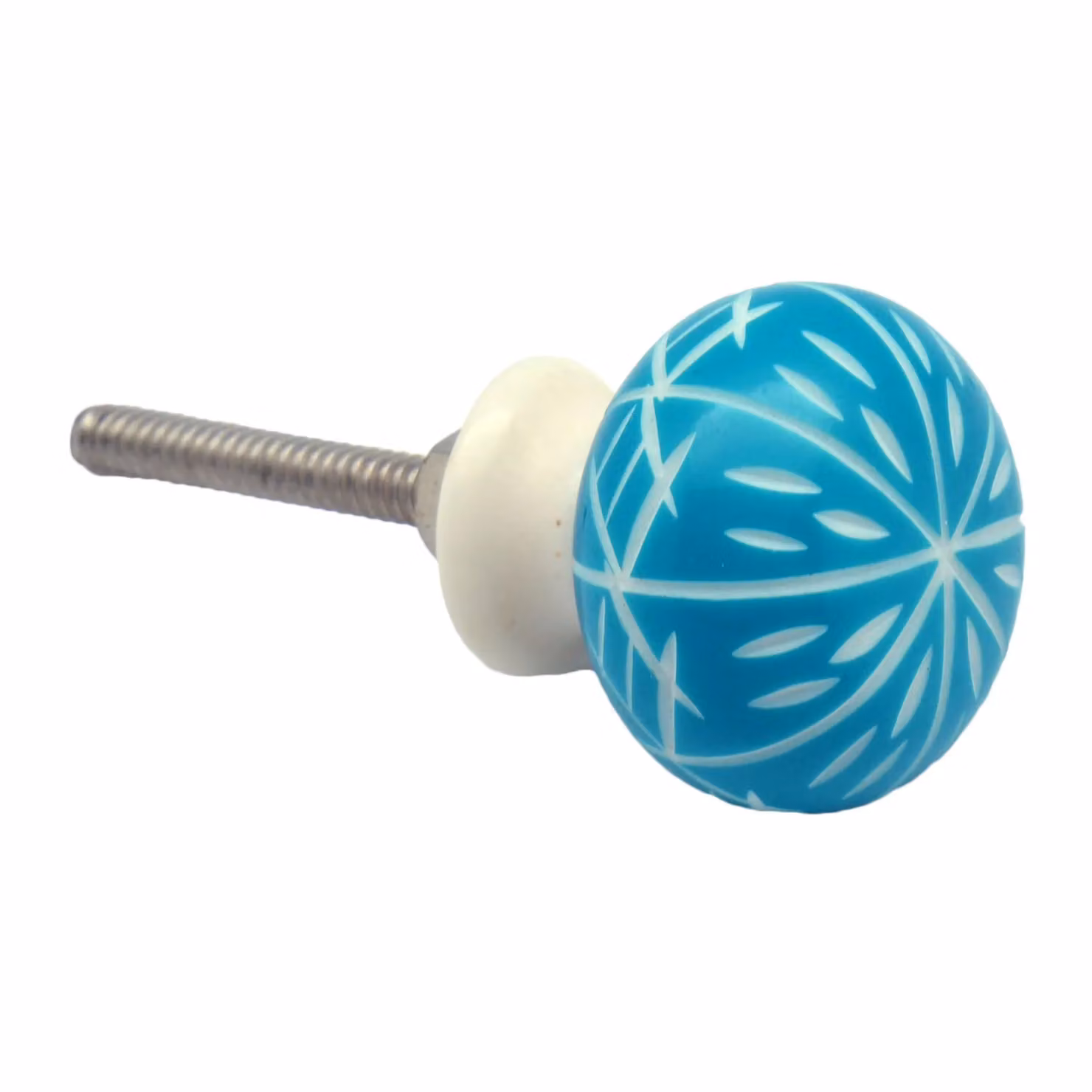 Nicola Spring Turquoise Resin Cabinet Knob – 2