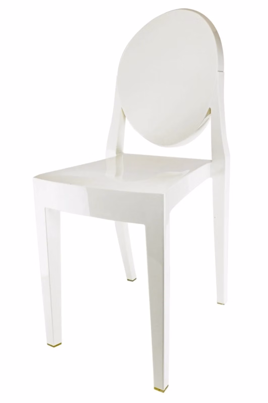 Fusion Living Victoria Ghost Style Plastic Dining Chair in Ivory – 2