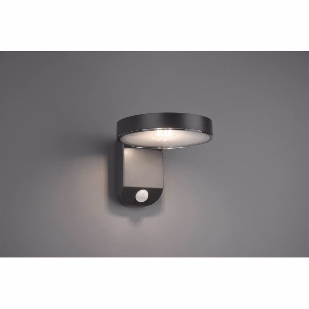 Netlighting Posadas Modern Outdoor Wall Lamp in Anthracite Black with Motion Sensor, 3000K Warm White LED and IP44 Rating – 2