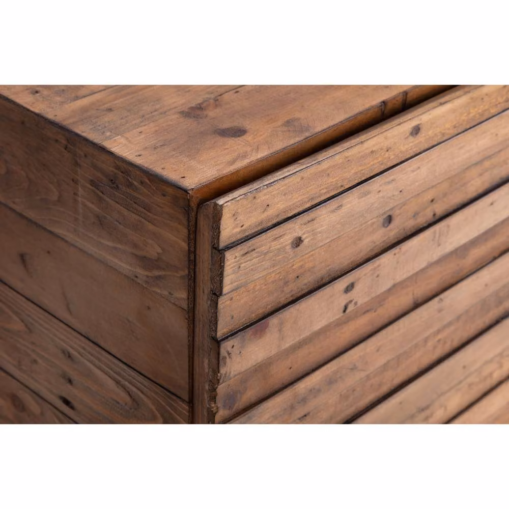 Cheshire Premium Glenmore Rustic Wood Sideboard in Beige and Brown – 5