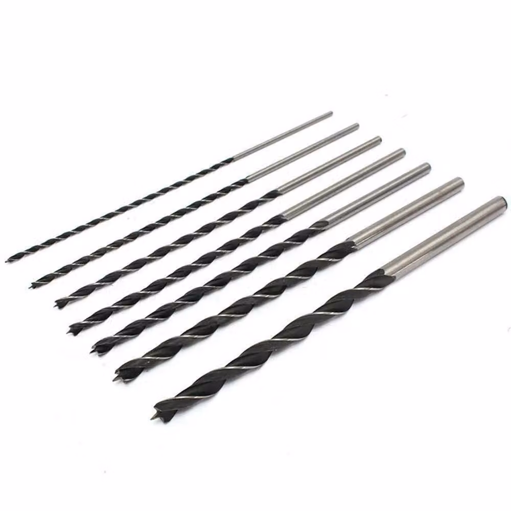 Nordara 7-Piece Extra Long Wood Drill Bit Set, 4-12mm, Black – 3