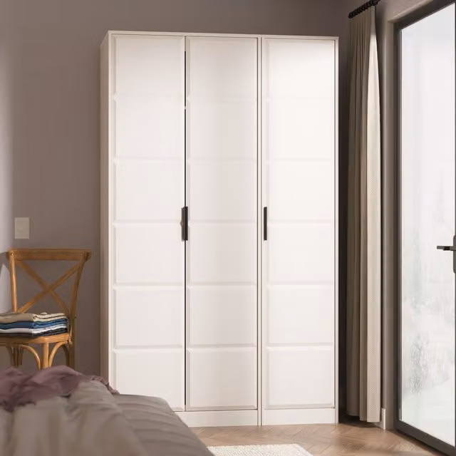 Ready Assembled 2 U Seattle 3 Door Wardrobe in Taupe