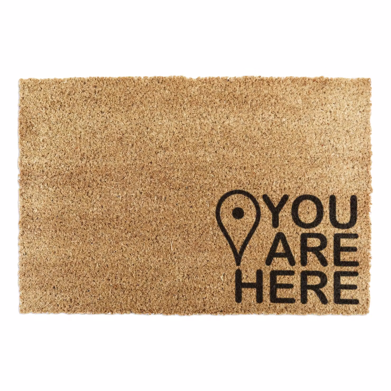 Artsy Mats You Are Here Country Coir Doormat in Grey and Brown, W/D: 90 x 60 cm – 2