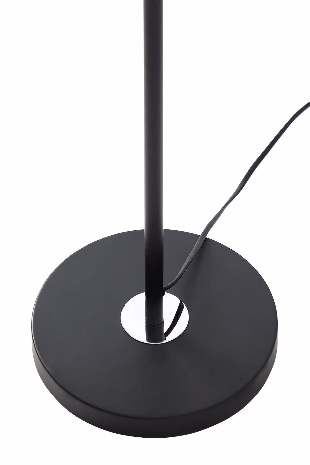 H&O Direct Modern Metal Floor Lamp in Black with Multicolour RGB Cylindrical Shade, H 170 cm x W 25 cm x D 25 cm – 3