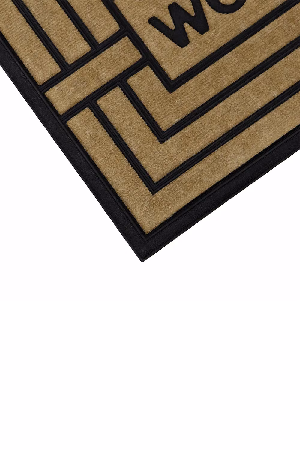 JVL Vienna Rubber Backed Scraper Doormat, Brown, W: 45 cm, D: 75 cm – 3
