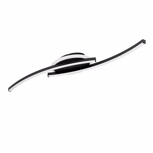 Eglo Lungolago Minimalist LED Ceiling Light in Black