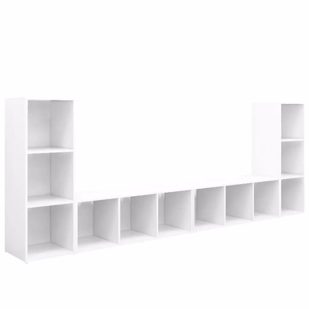 Berkfield Home White TV Cabinets in Engineered Wood, W/D/H: 107 x 35 x 37 cm – 2