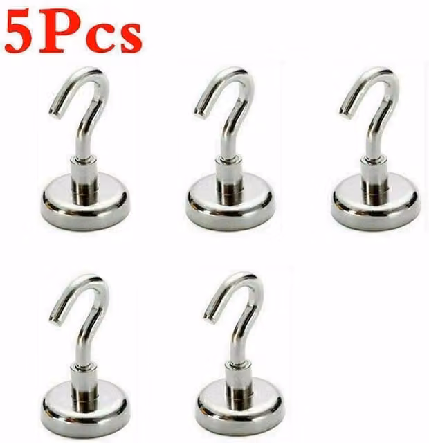 PAWNORA Extra Strong Magnet Hook in Silver Chrome