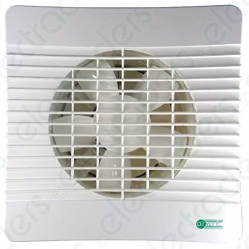 Airvent 435405 Low Profile Axial Extractor Fan Humidistat Model 150mm - Grey