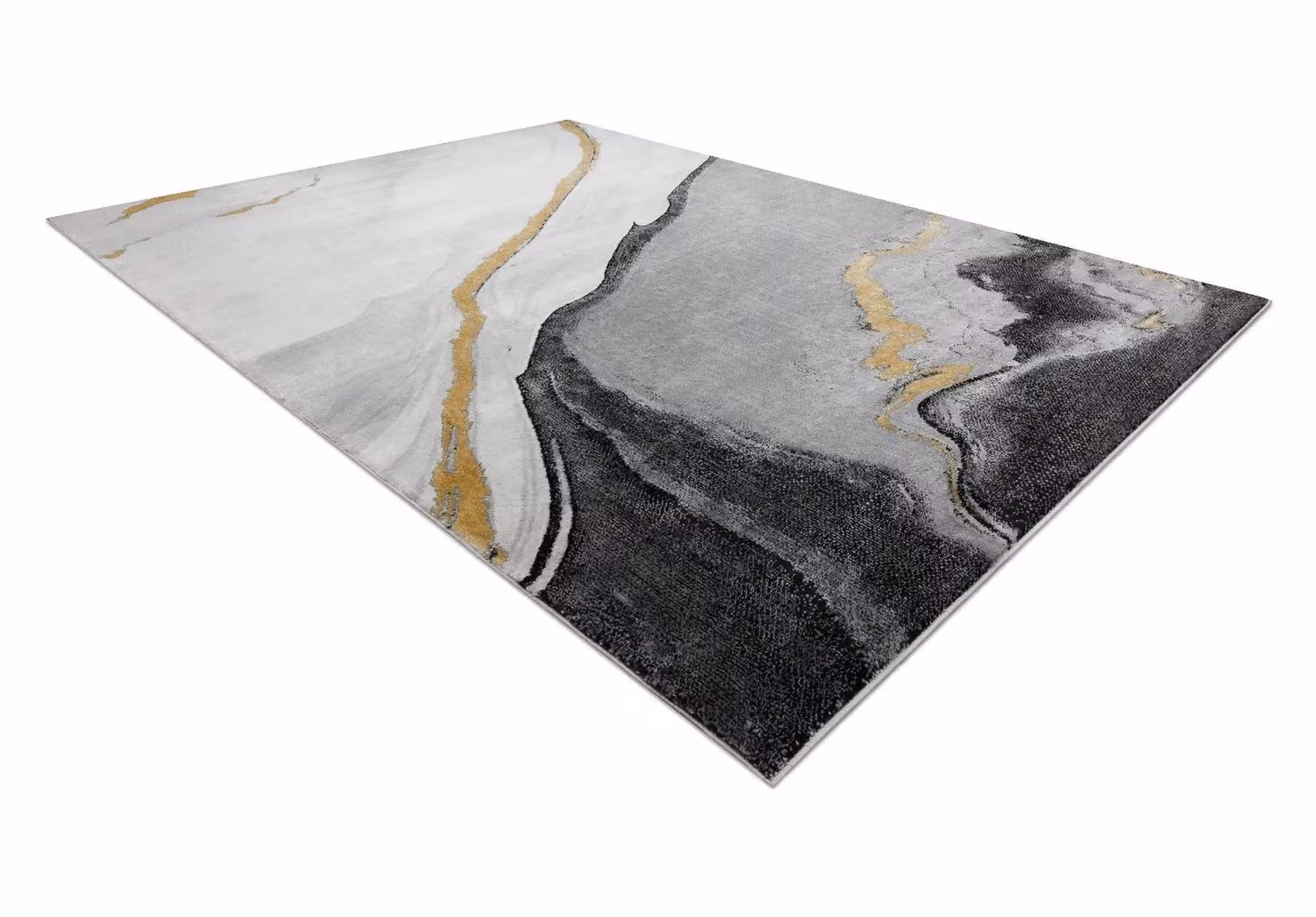 RugsX Emerald Abstract Rug in Black and Multicolour, W: 120 cm, L: 170 cm – 3