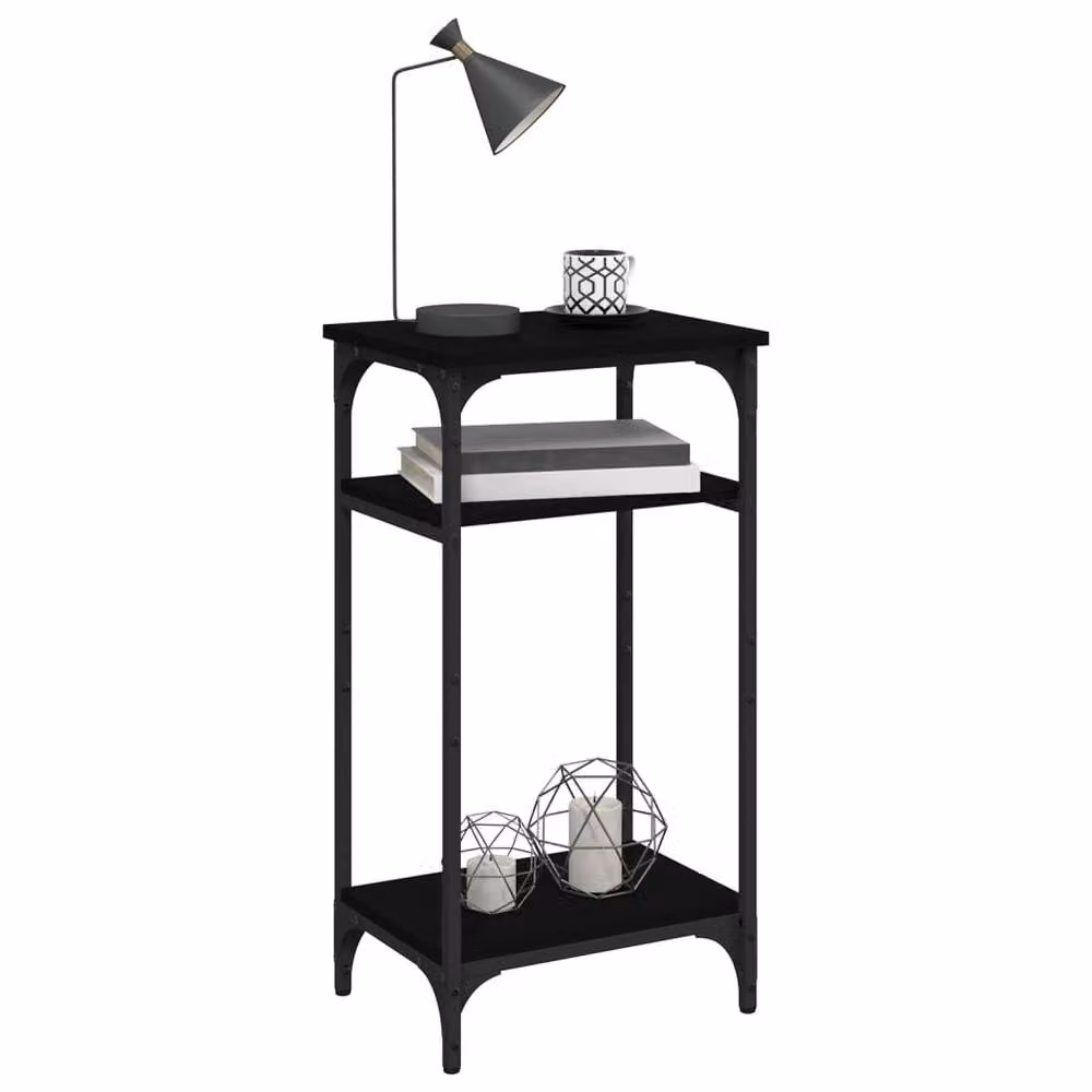 Berkfield Home Black Side Table in Engineered Wood, W/D/H: 40 x 30 x 75 cm – 3