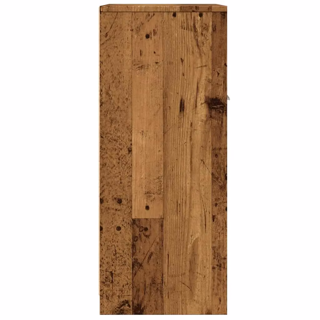 Berkfield Home Old Wood Bathroom Cabinet in Brown, W/D/H: 60 x 33 x 80 cm – 4